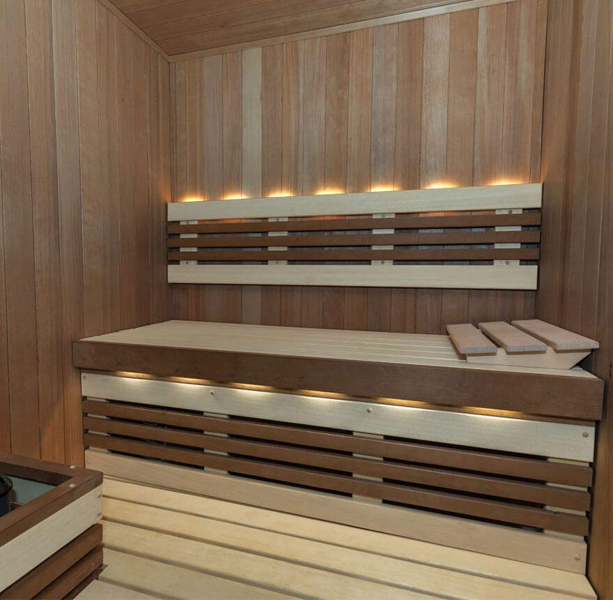 Finnleo Saunas Custom Cut Interior Twilight