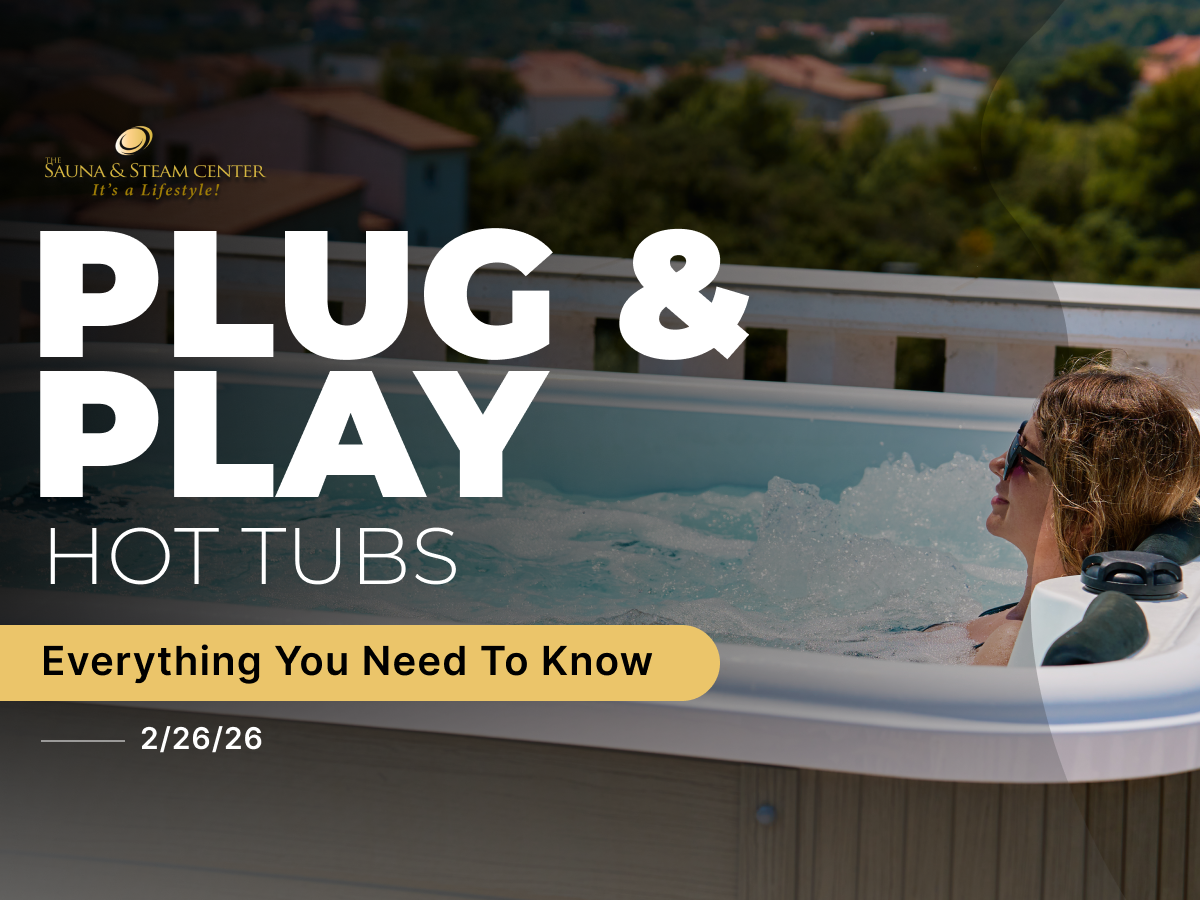 A "plug and play hot tub" is a hassle-free spa that easily plugs into a standard outlet for instant relaxation.
