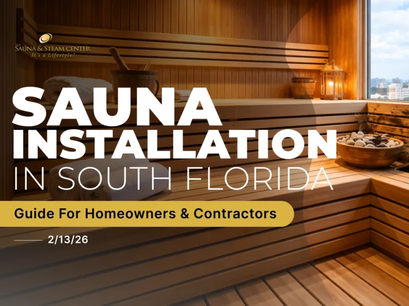 Sauna installation in south florida