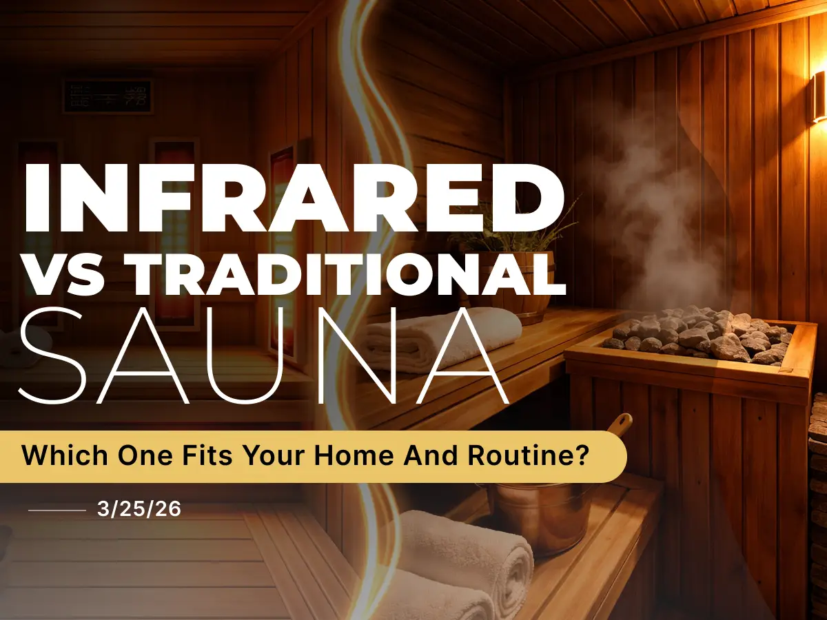 infrared vs traditional sauna