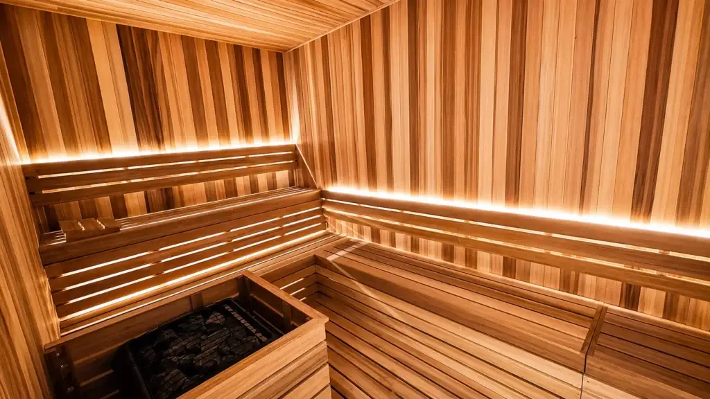 Luxury custom sauna design and installation