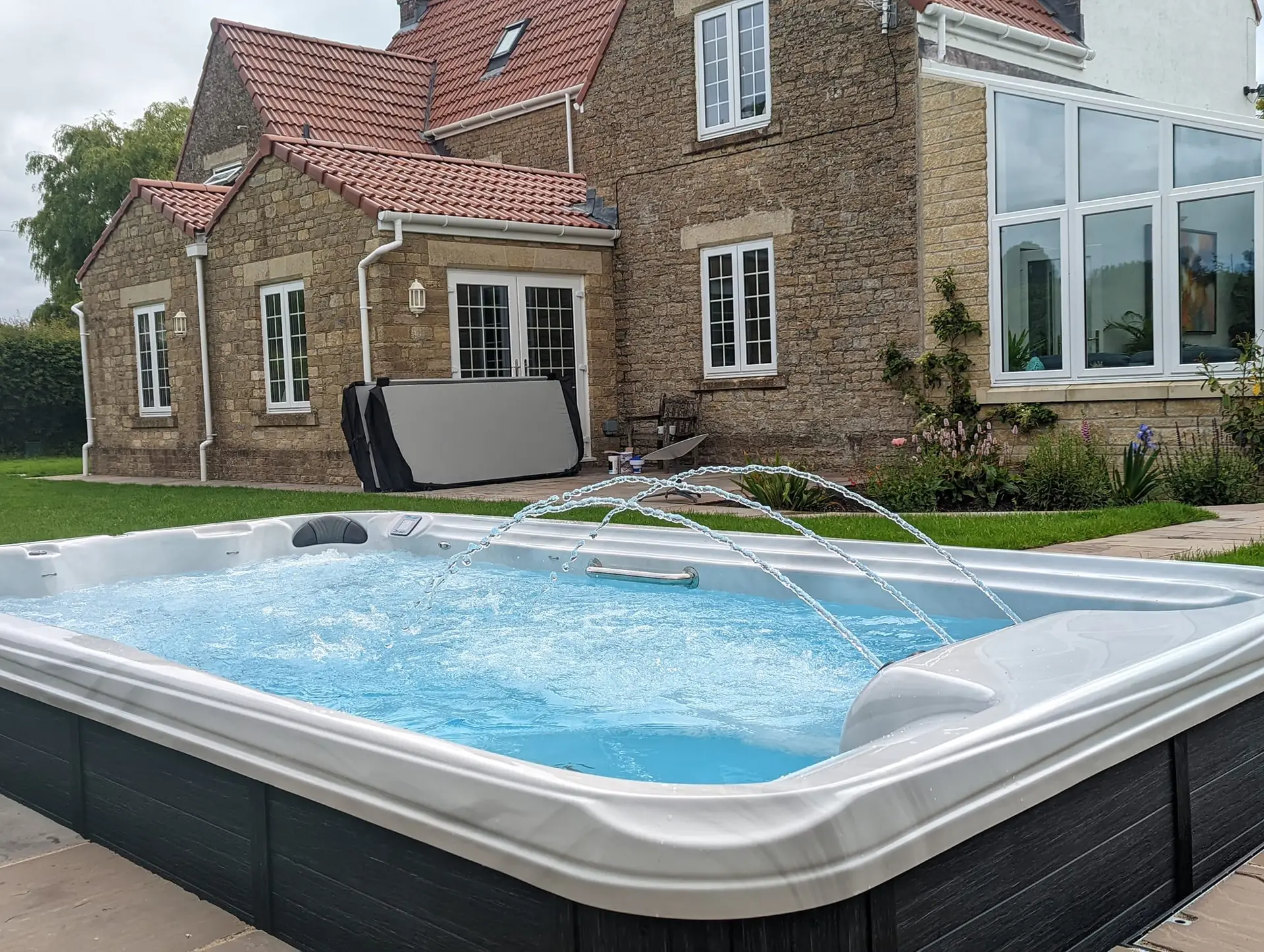 Maintained Backyard Spa