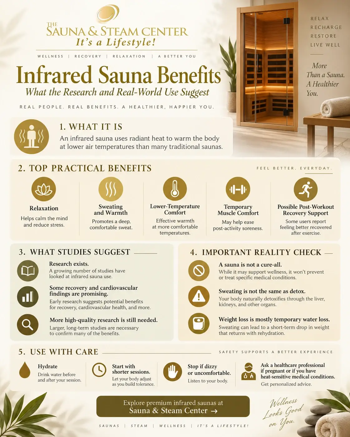 Infrared Sauna Benefits: Top 10, Studies, Therapy & Risks